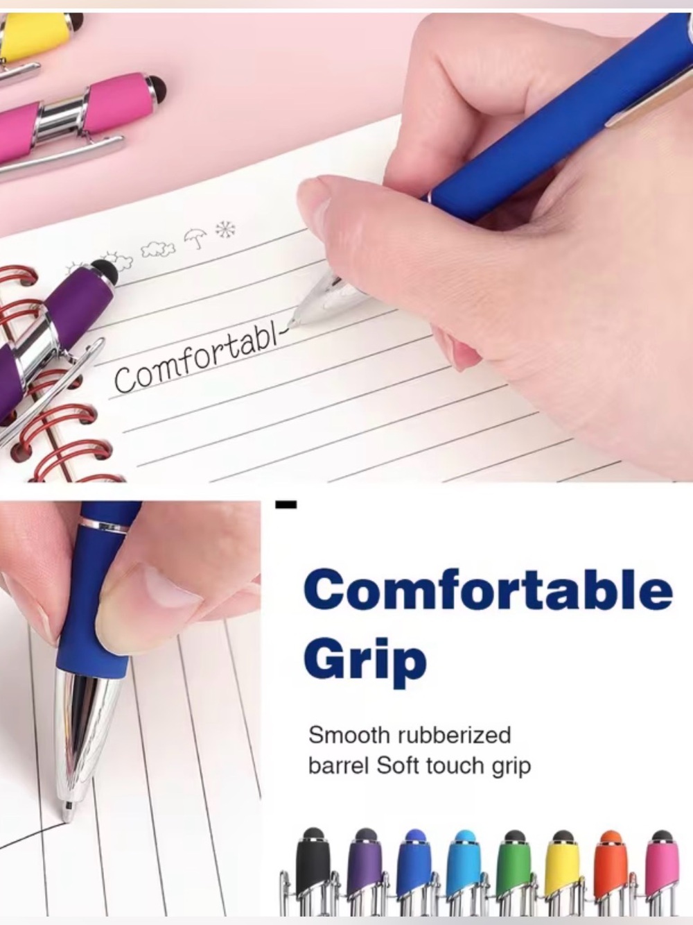 Motivational Stylus Ballpoint Pen 2-in-1 Touchscreen Pen (1) - Picture 3 of 3